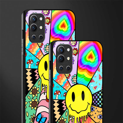 y2k doodle glass case for oneplus 9r image-2