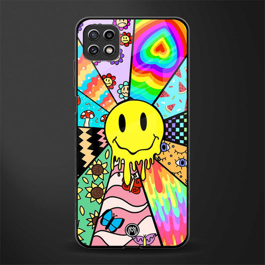 y2k doodle glass case for samsung galaxy a22 5g image