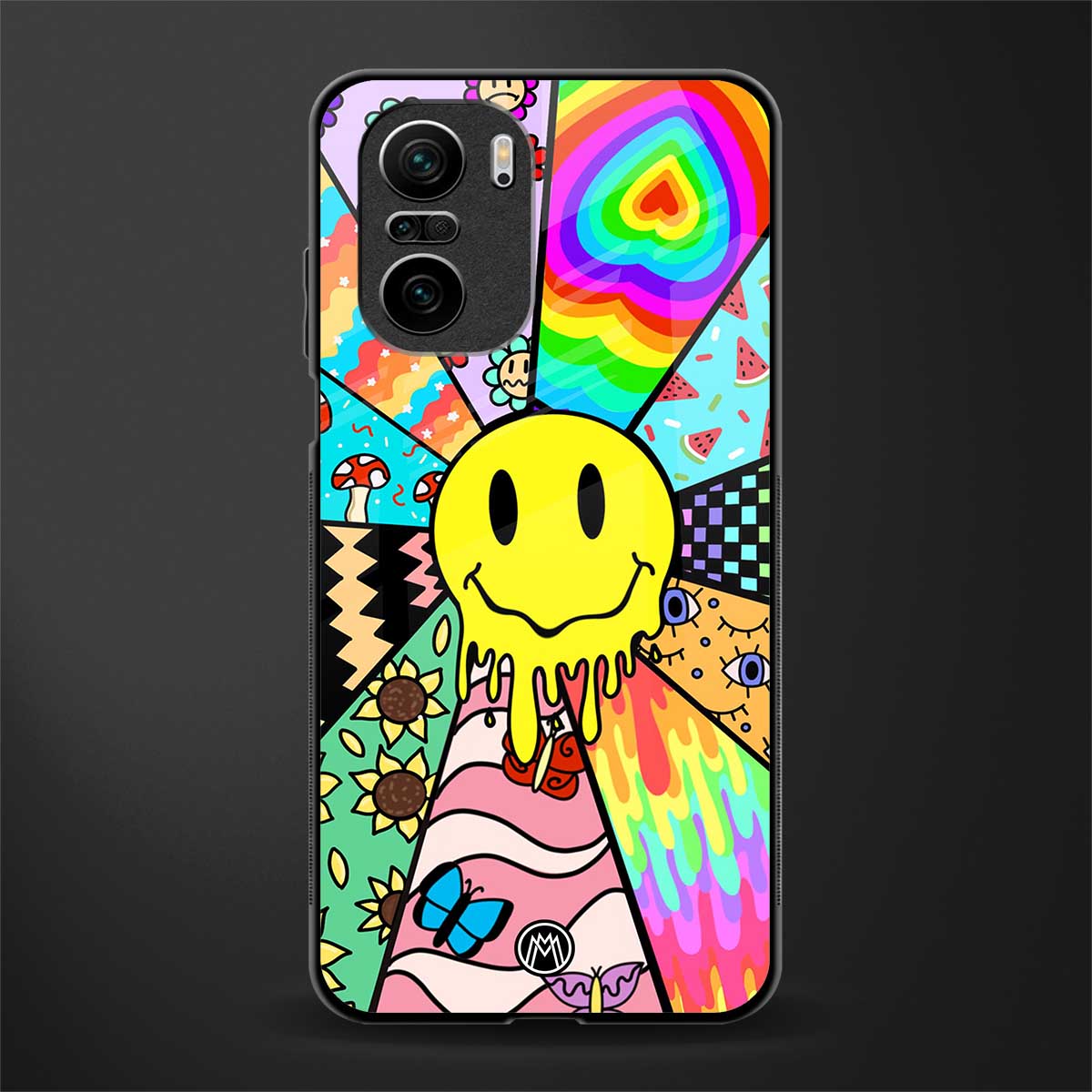 y2k doodle glass case for mi 11x 5g image