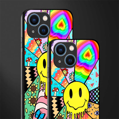 y2k doodle glass case for iphone 13 mini image-2