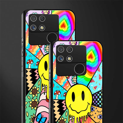 y2k doodle back phone cover | glass case for realme narzo 50a