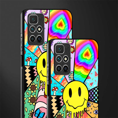 y2k doodle glass case for redmi 10 prime image-2
