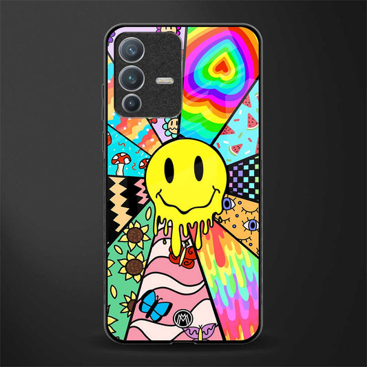 y2k doodle glass case for vivo v23 pro 5g image