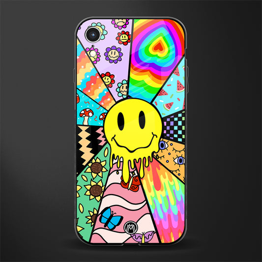 y2k doodle glass case for iphone xr image