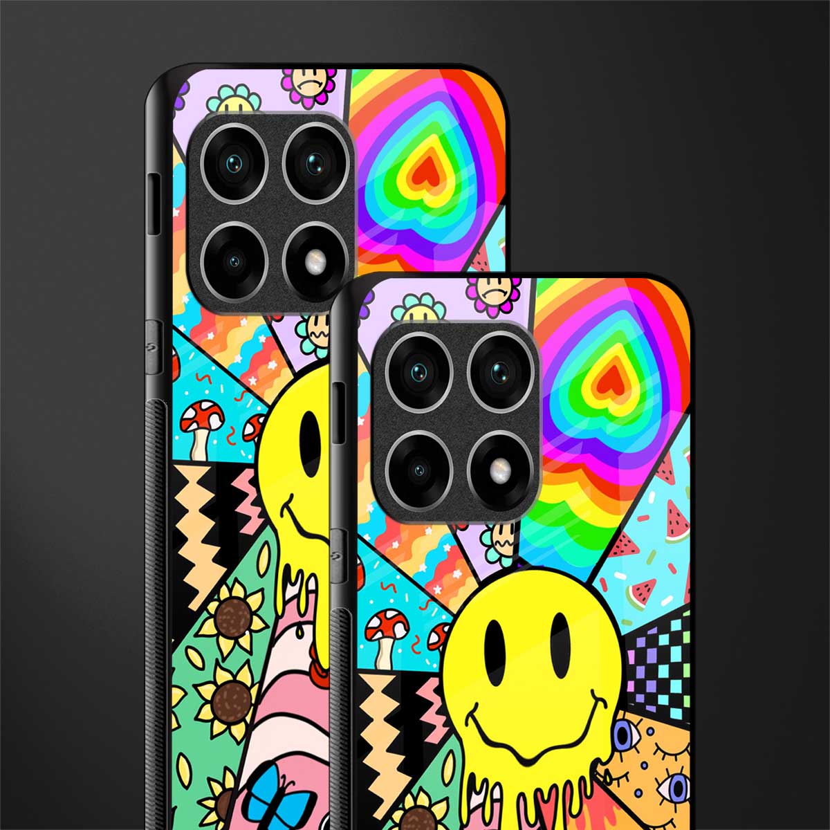 y2k doodle glass case for oneplus 10 pro 5g image-2