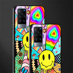 y2k doodle glass case for vivo x60 image-2