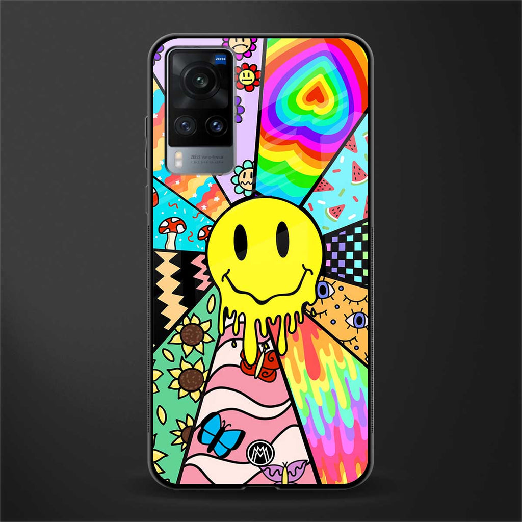 y2k doodle glass case for vivo x60 image