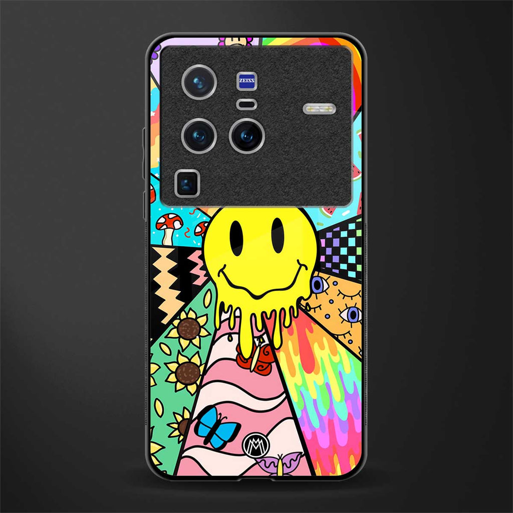 y2k doodle glass case for vivo x80 pro 5g image