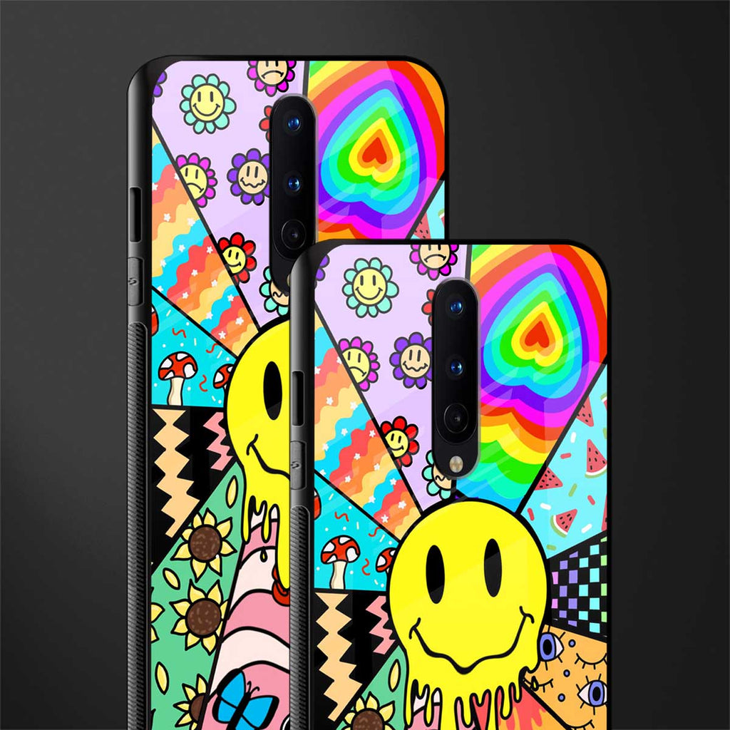 y2k doodle glass case for oneplus 8 image-2