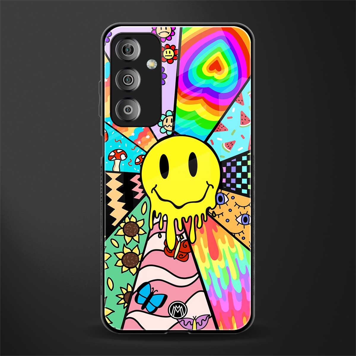 y2k doodle back phone cover | glass case for samsung galaxy f23 5g