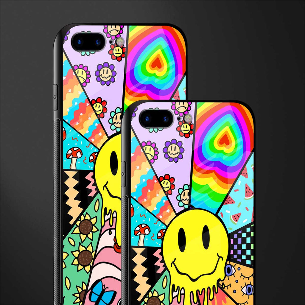 y2k doodle glass case for iphone 8 plus image-2