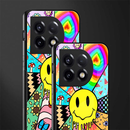 y2k doodle back phone cover | glass case for oneplus 11