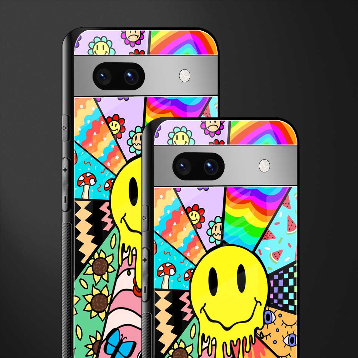 y2k doodle back phone cover | glass case for Google Pixel 7A