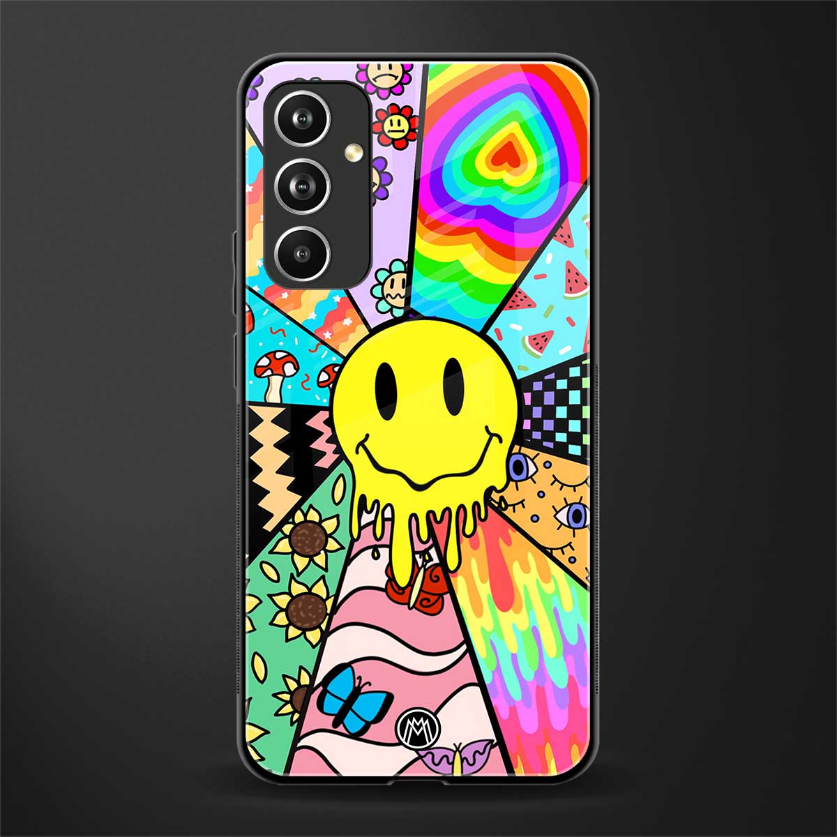 y2k doodle back phone cover | glass case for samsung galaxy a54 5g