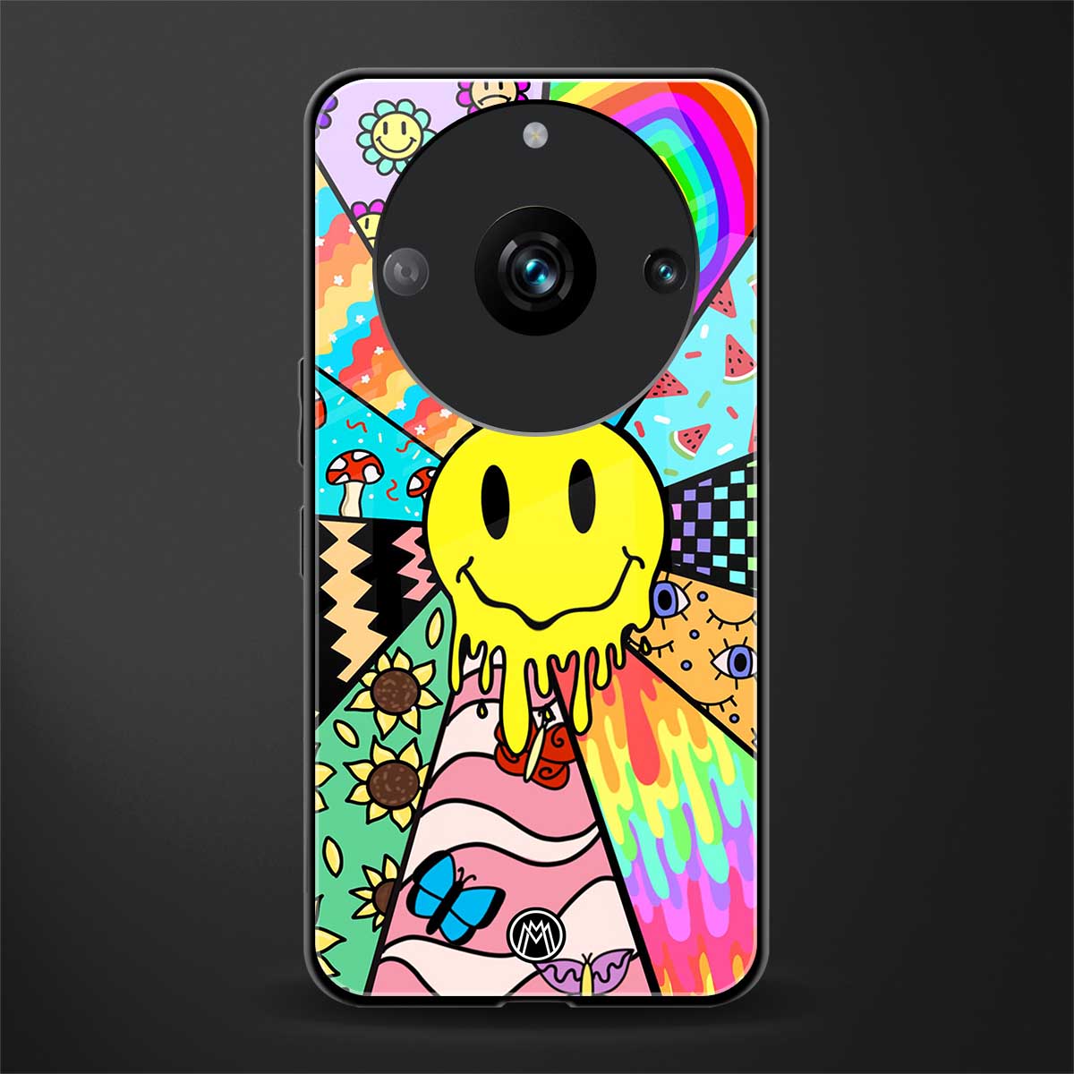 y2k doodle back phone cover | glass case for realme 11 pro 5g