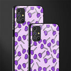 y2k hearts lollipop purple edition glass case for samsung galaxy m51 image-2
