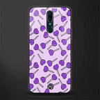 y2k hearts lollipop purple edition glass case for oppo a9 image