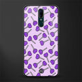 y2k hearts lollipop purple edition glass case for oppo f11 image