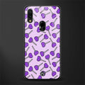 y2k hearts lollipop purple edition glass case for redmi note 7 image