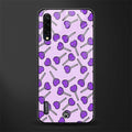 y2k hearts lollipop purple edition glass case for mi a3 redmi a3 image