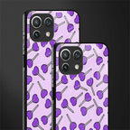 y2k hearts lollipop purple edition glass case for mi 11 lite image-2
