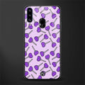 y2k hearts lollipop purple edition glass case for samsung galaxy a20s image
