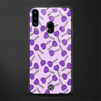 y2k hearts lollipop purple edition glass case for samsung galaxy a20s image