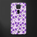 y2k hearts lollipop purple edition glass case for redmi note 9 image