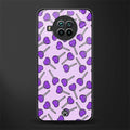 y2k hearts lollipop purple edition glass case for mi 10i image