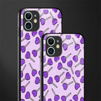 y2k hearts lollipop purple edition glass case for iphone 12 mini image-2