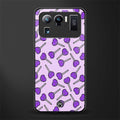 y2k hearts lollipop purple edition glass case for mi 11 ultra 5g image