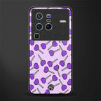 y2k hearts lollipop purple edition glass case for vivo x80 pro 5g image