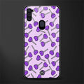 y2k hearts lollipop purple edition glass case for samsung a11 image