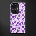 y2k hearts lollipop purple edition back phone cover | glass case for vivo t1 44w 4g