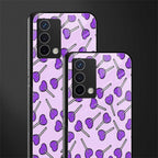 y2k hearts lollipop purple edition back phone cover | glass case for oppo a74 4g