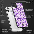 y2k hearts lollipop purple edition glass case for iphone 12 mini image-4