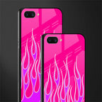 y2k hot pink flames glass case for realme c1 image-2