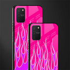 y2k hot pink flames glass case for samsung galaxy s10 lite image-2