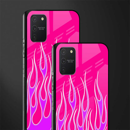 y2k hot pink flames glass case for samsung galaxy s10 lite image-2