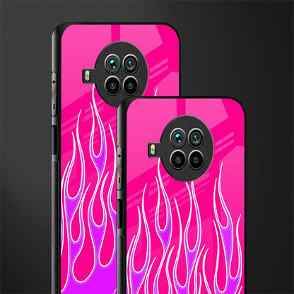 y2k hot pink flames glass case for mi 10i image-2