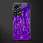 y2k magenta flames glass case for phone case | glass case for oneplus nord 2t 5g
