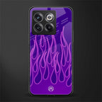 y2k magenta flames back phone cover | glass case for oneplus 10t