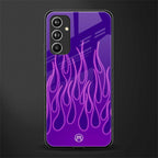 y2k magenta flames back phone cover | glass case for samsung galaxy a54 5g