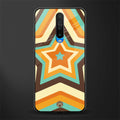 y2k orange brown stars glass case for poco x2 image