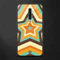 y2k orange brown stars glass case for oppo reno 2f image