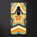 y2k orange brown stars glass case for vivo v17 pro image