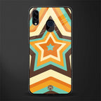 y2k orange brown stars glass case for samsung galaxy m10s image