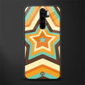 y2k orange brown stars glass case for redmi note 8 pro image