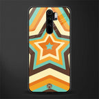 y2k orange brown stars glass case for redmi note 8 pro image