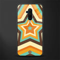 y2k orange brown stars glass case for oneplus 7t pro image